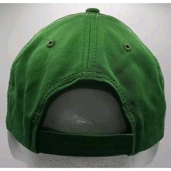 John Deere‎ Embroidered Green Yellow Adjustable Hat Moline Illinois Dealer Sales - Picture 4 of 9